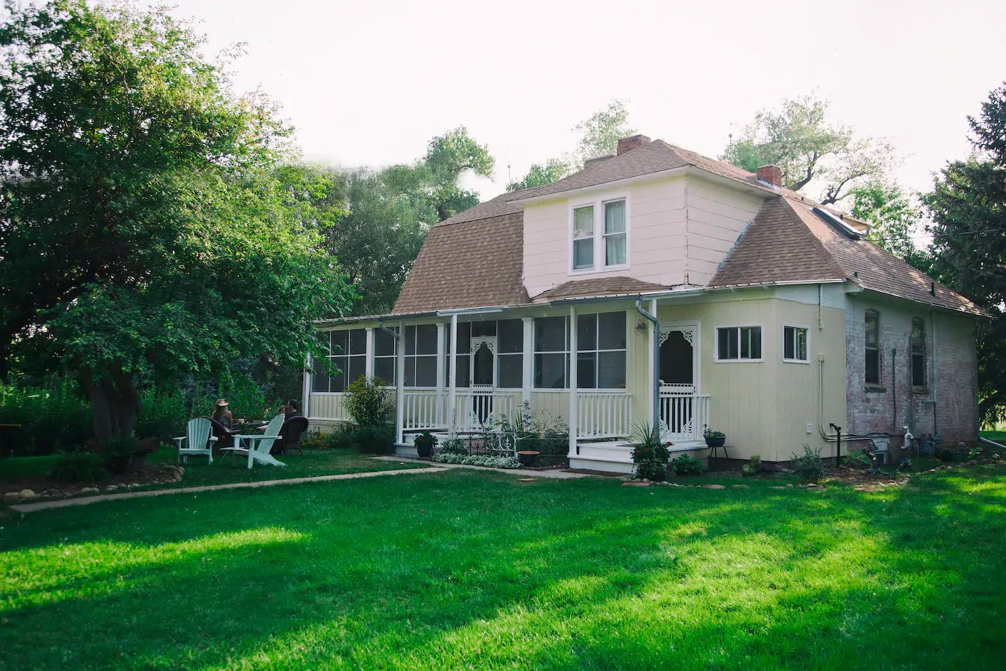 Restored Historic Farmhouse outside