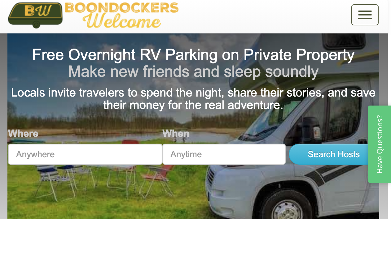 Boondockers Welcome