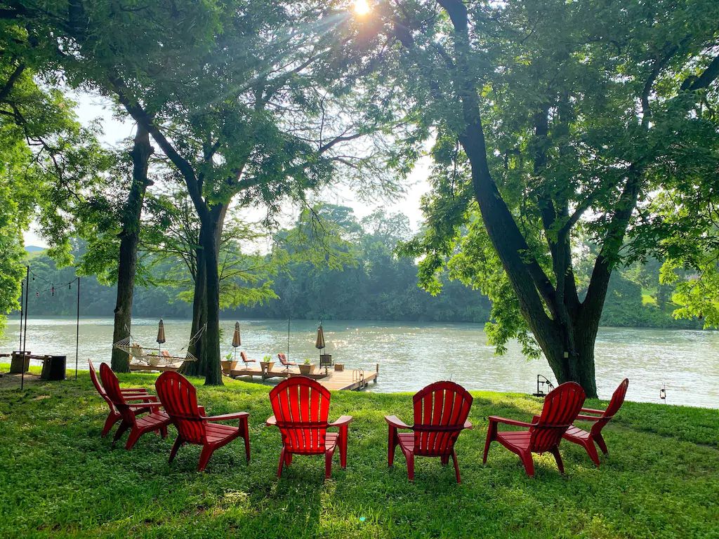 Texas Lake House lake