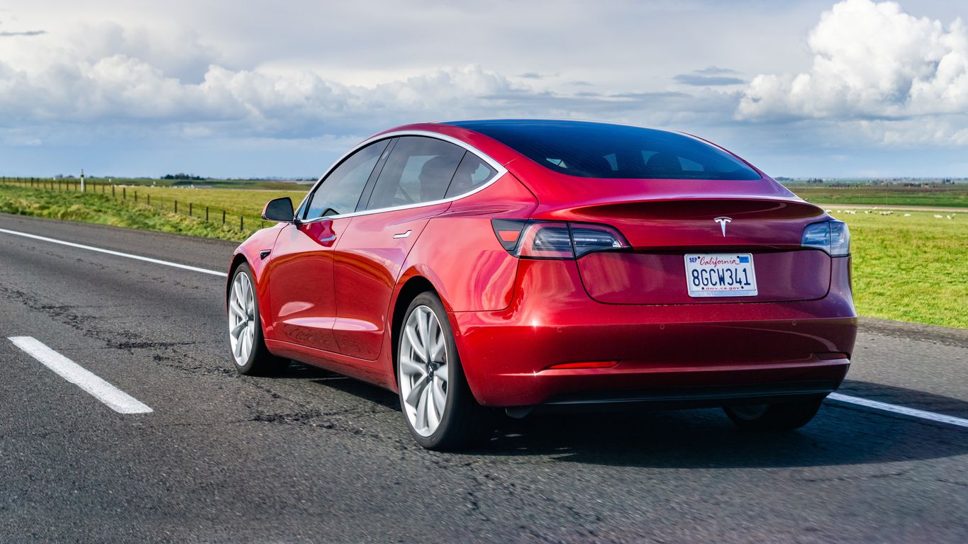 tesla driving