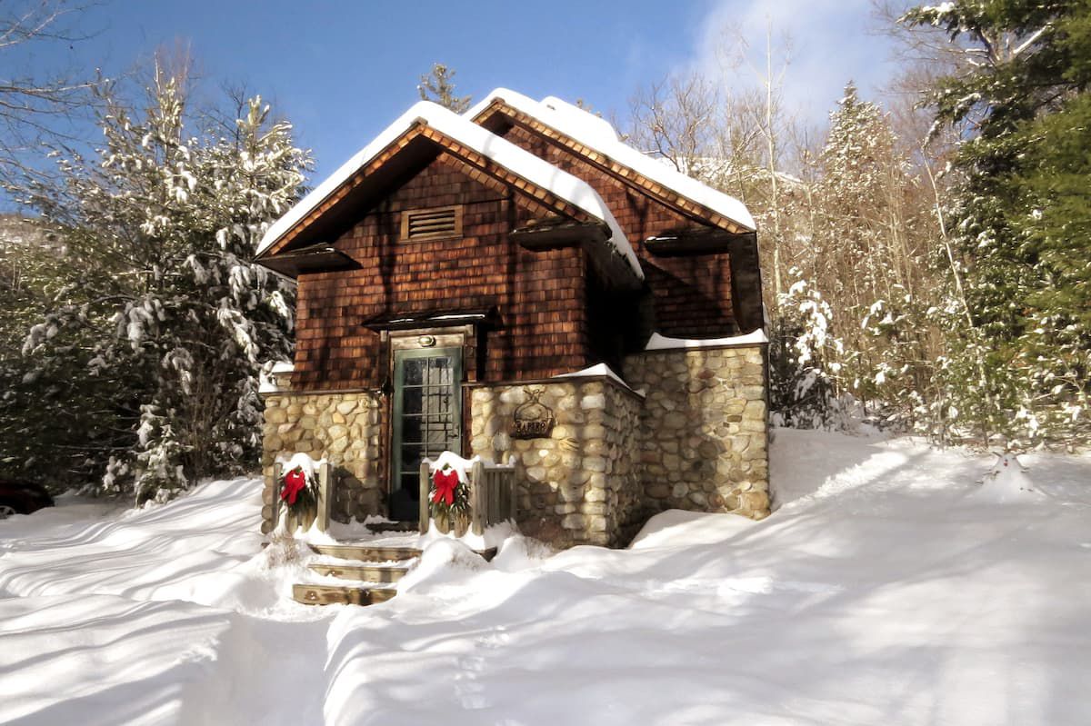 Historic Icehouse in 980 Acres Private Wilderness