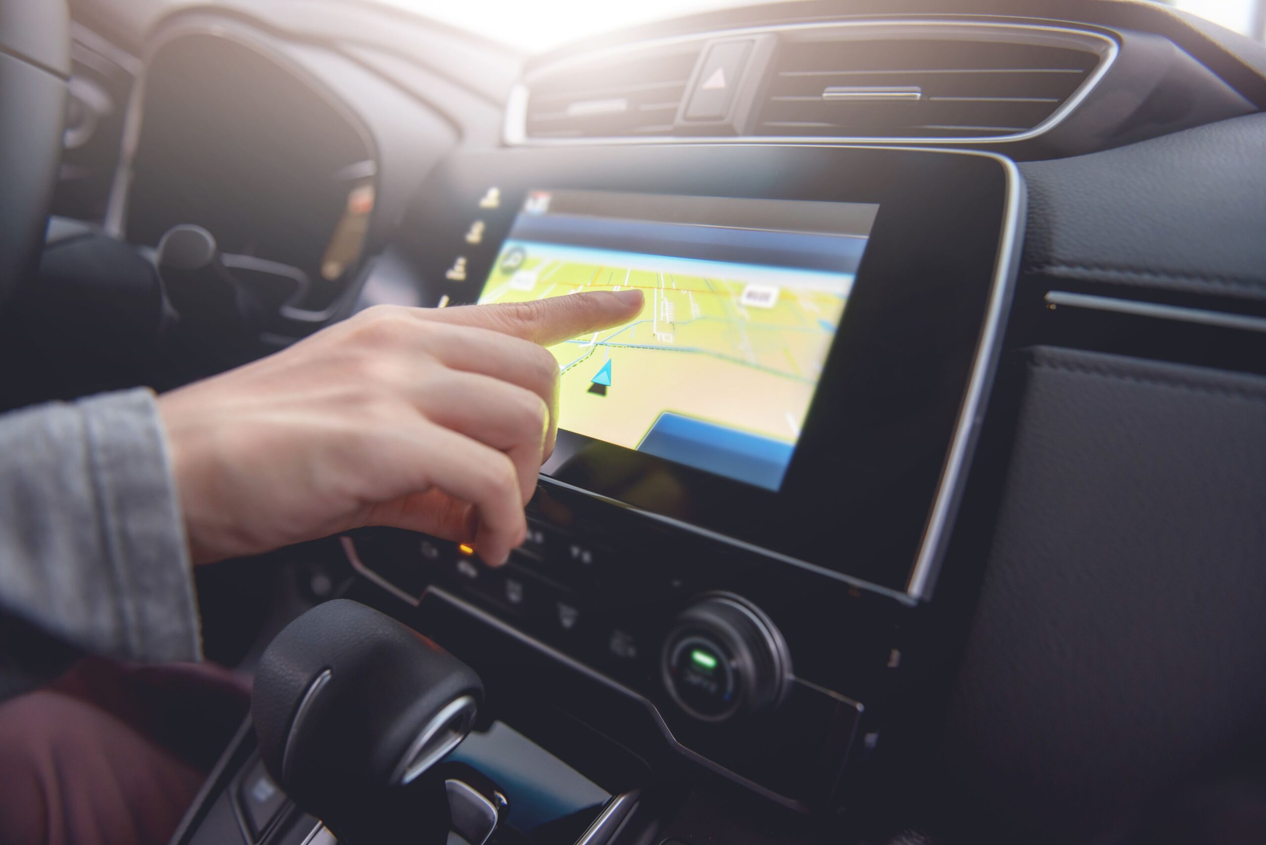 GPS in car