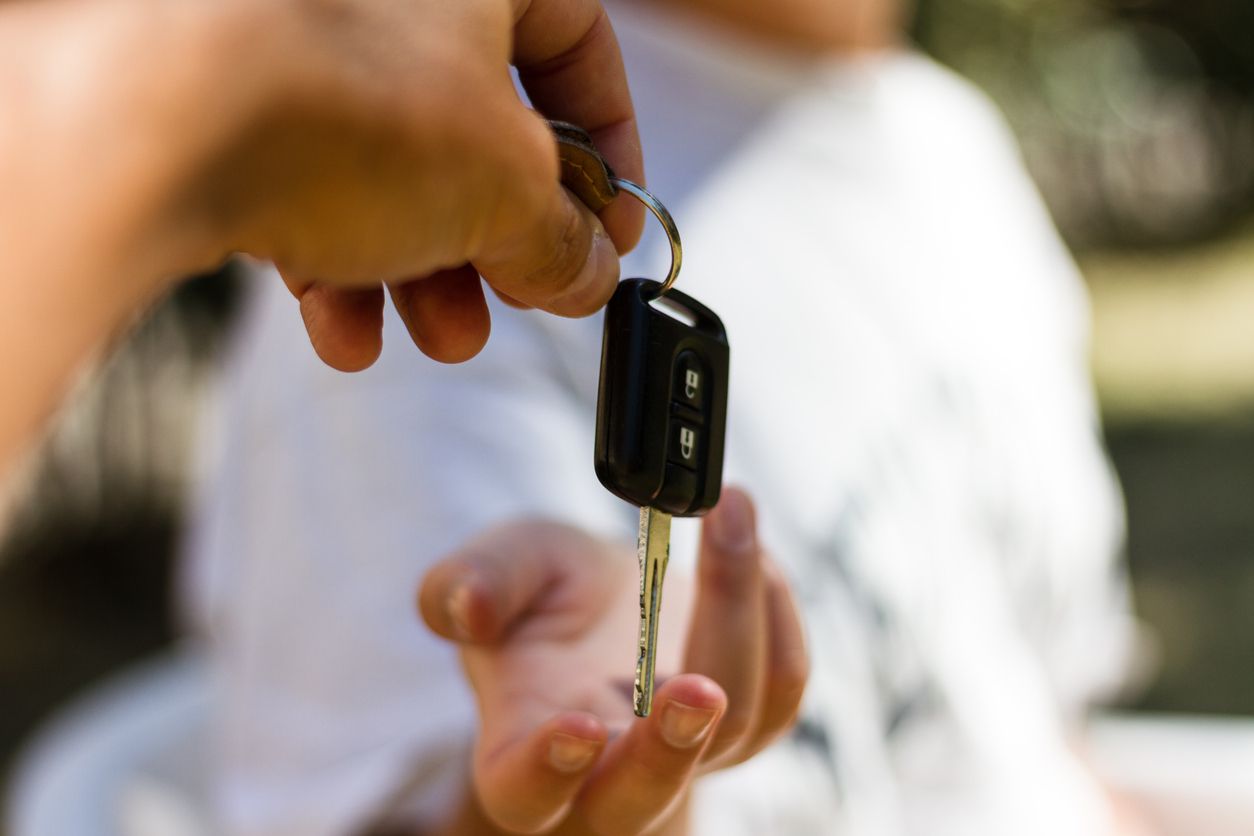 handing over keys