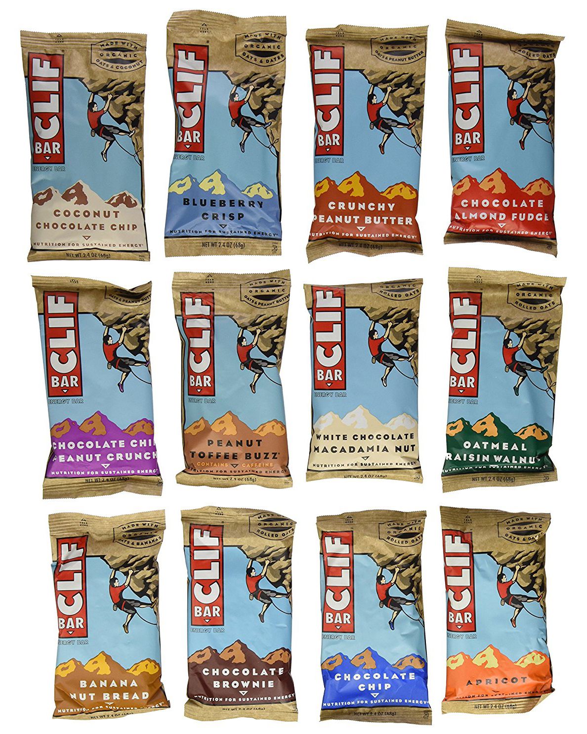 Assorted Cliff Bars