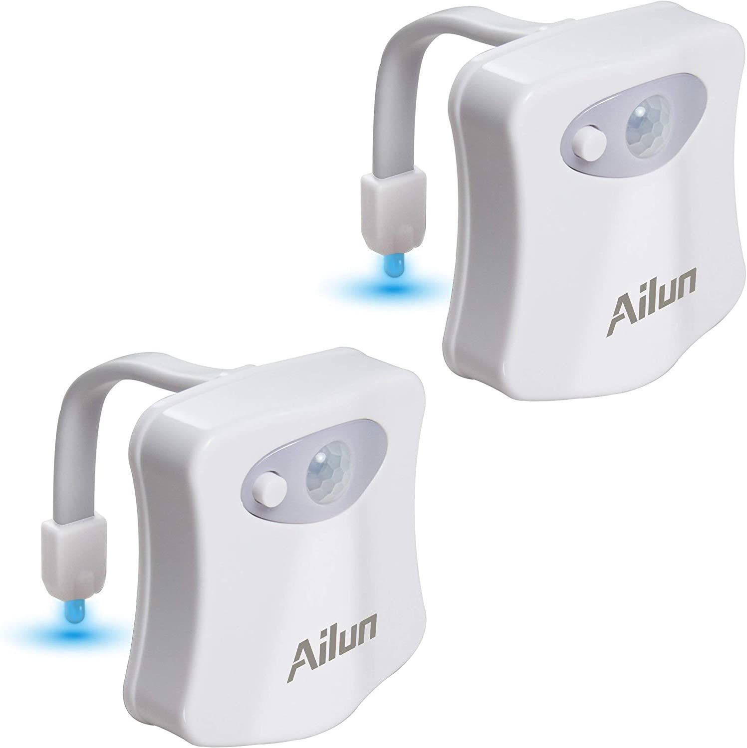 Ailun Toilet Motion Sensor Activated Night Light 2 Pack B06XR9YC24