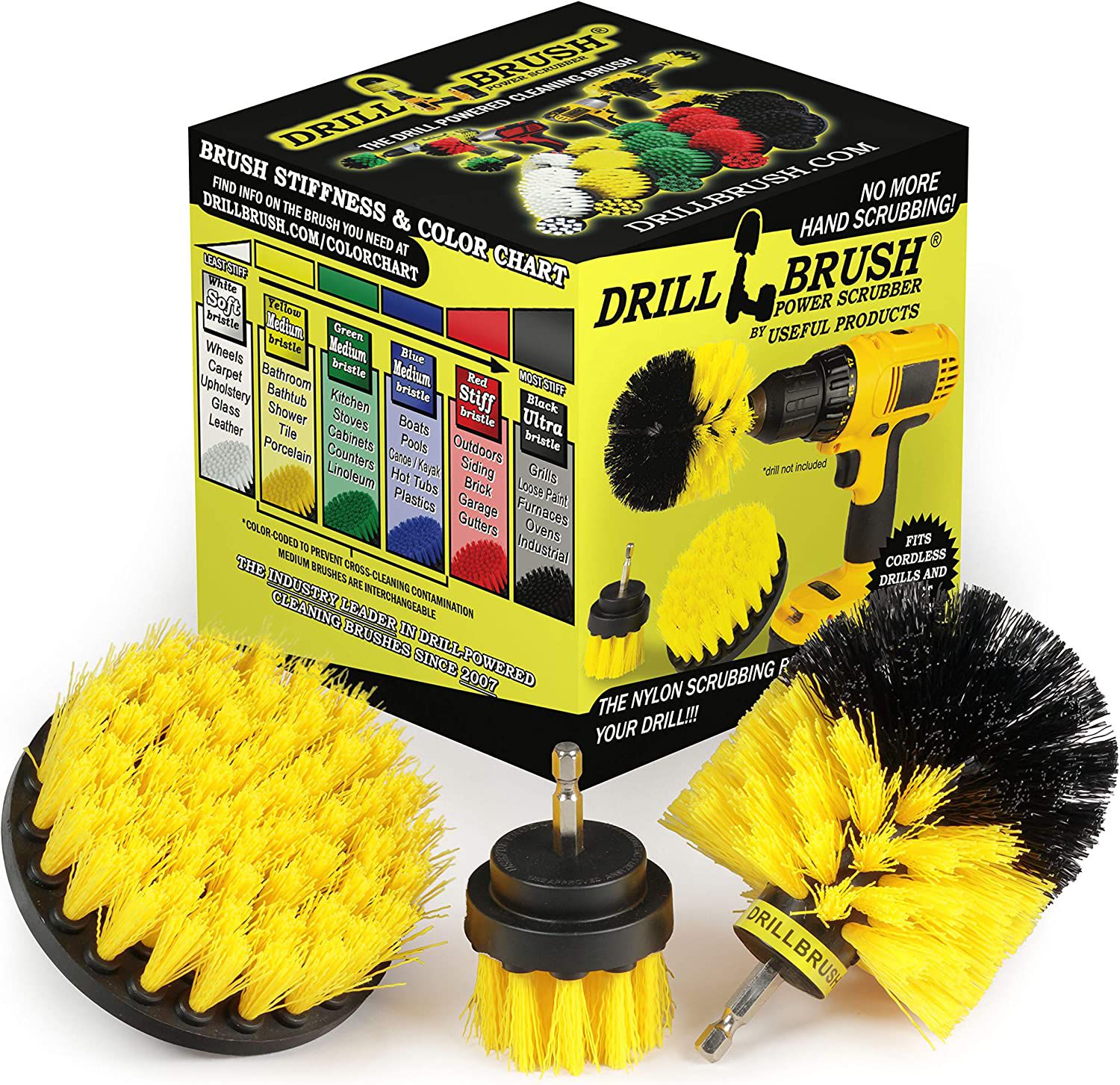 Drill Brush Attachment B01MRLZ43B