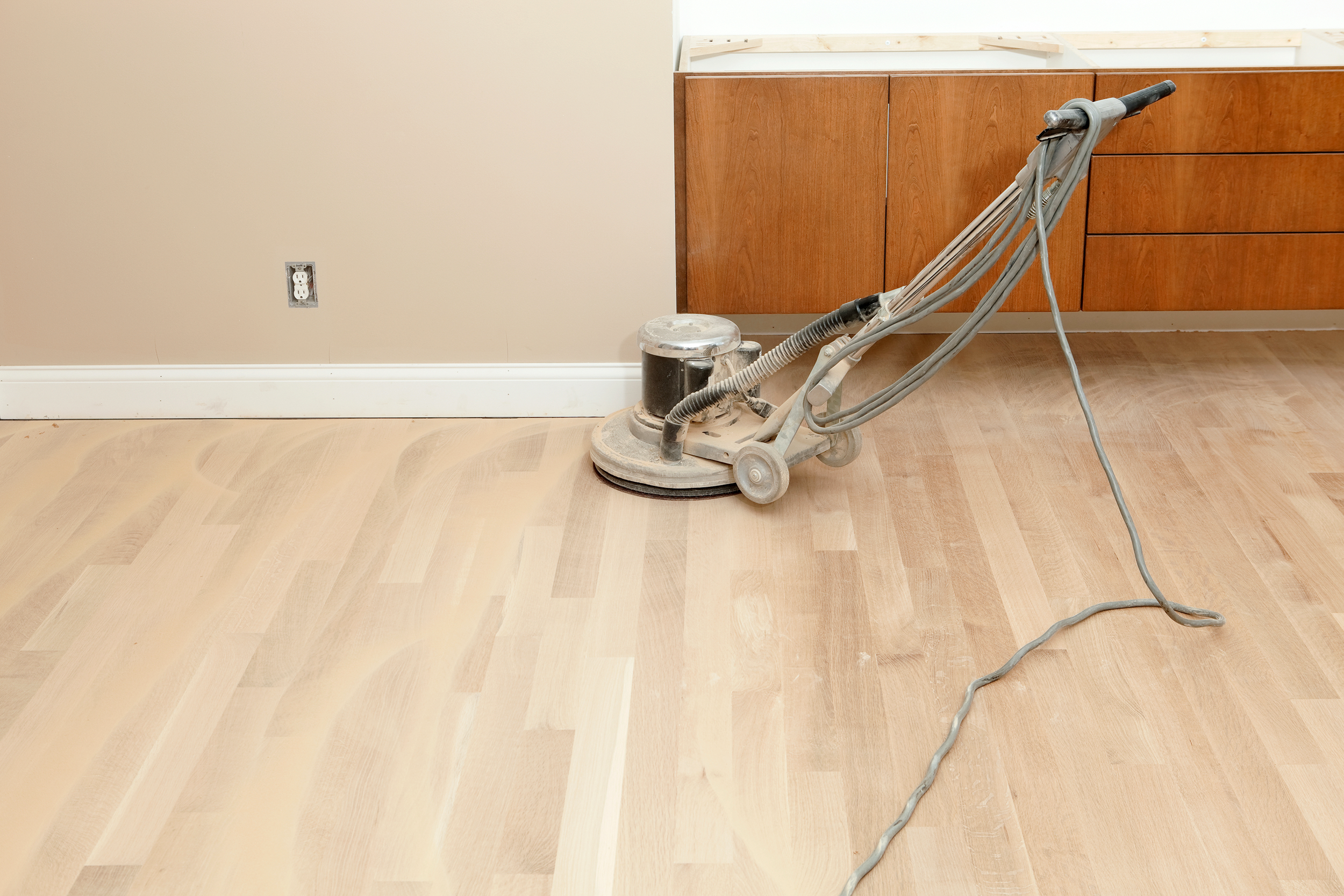 Refinishing hardwood floors
