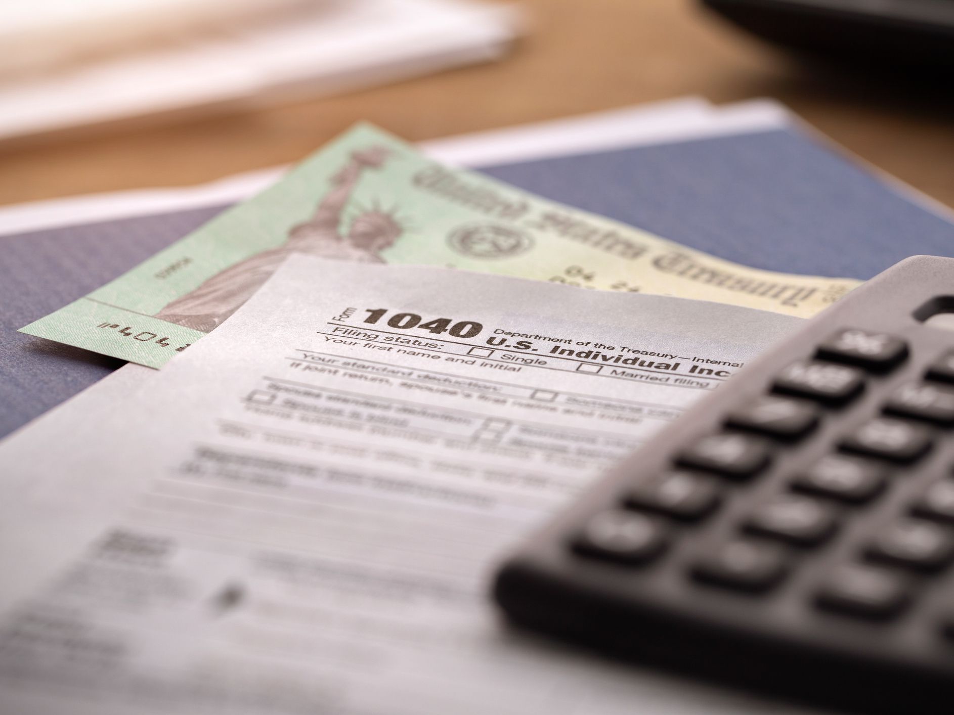 Due to the coronavirus the department of treasury is issuing to US citizens economic impact payments known as a stimulus check or tax refund concept.