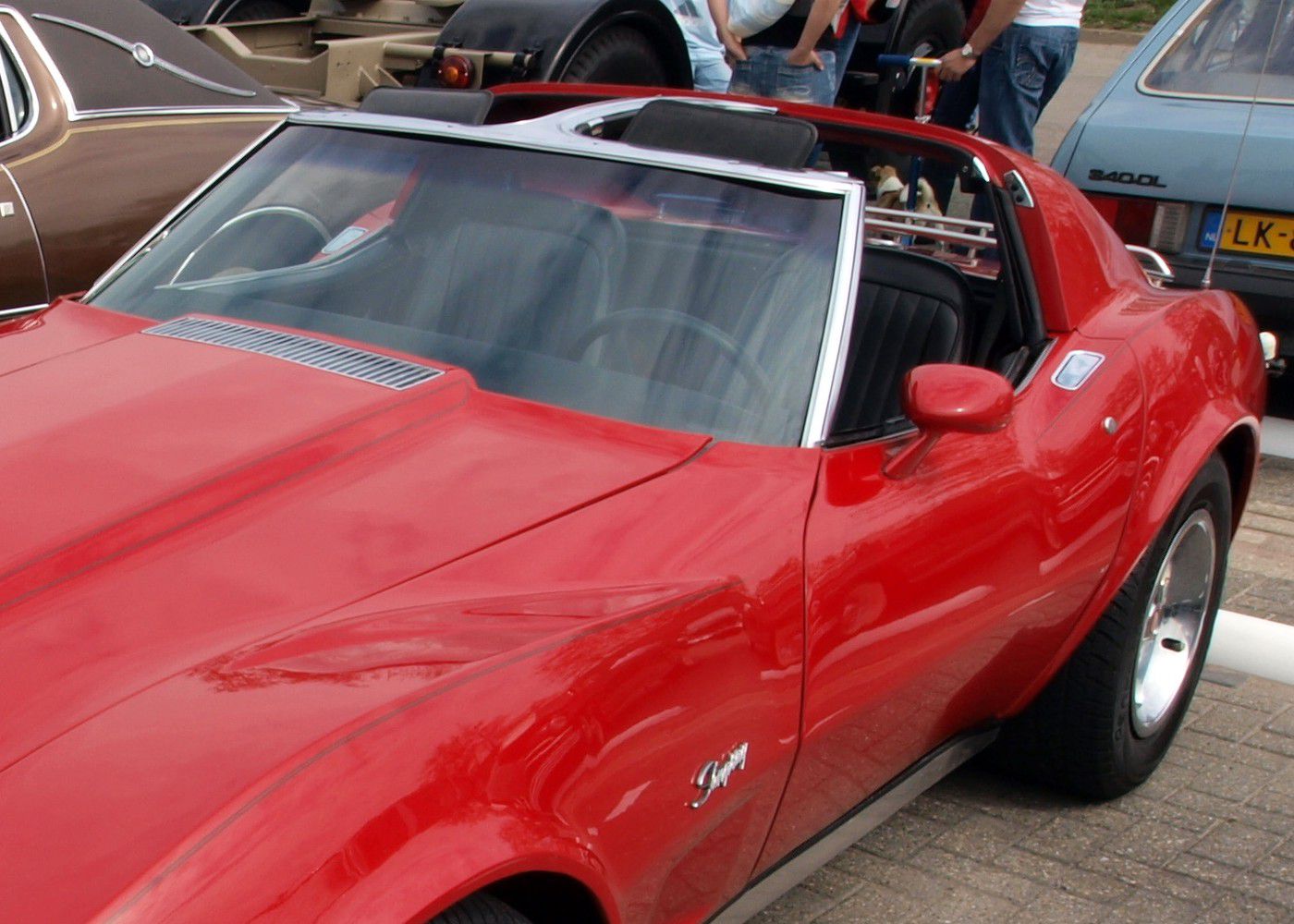 T-top on a Corvette Stingray