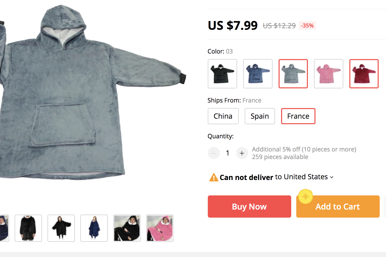 Pick Your Country for Shipping … Maybe
