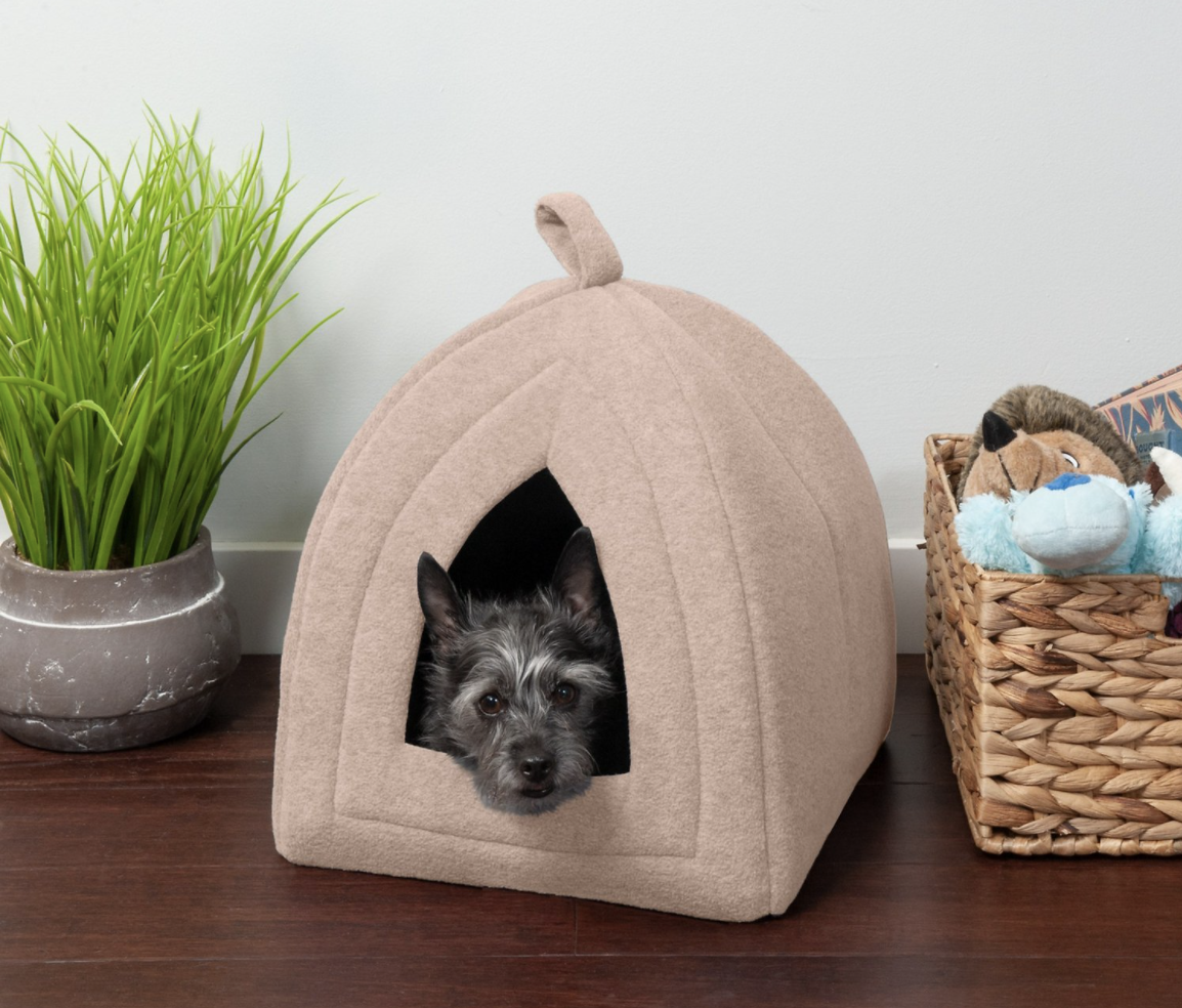 FurHaven Fleece Calming Dog Bed
