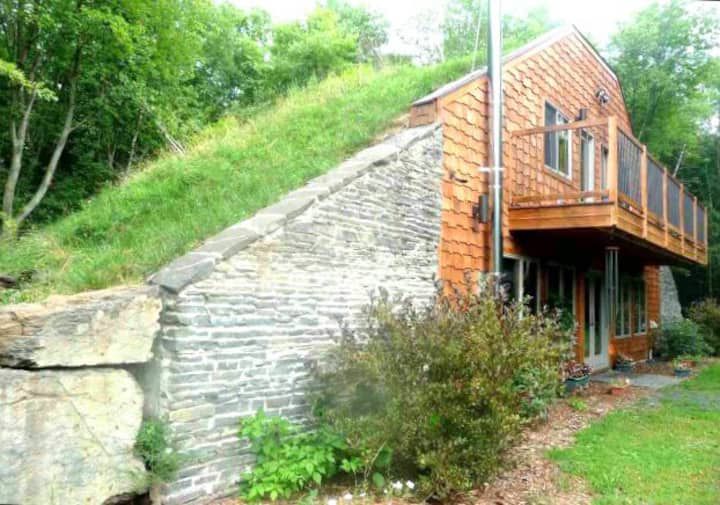 Earth Berm Hideaway