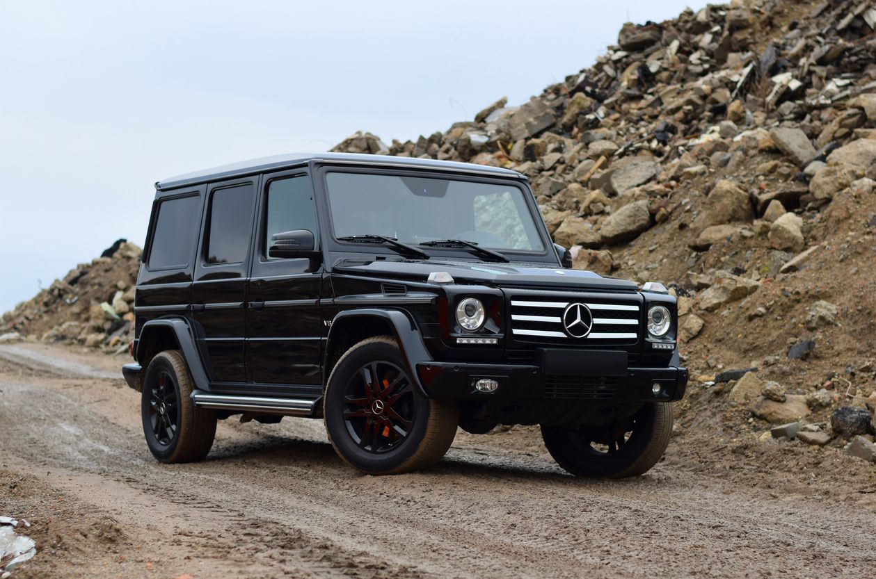 Mercedes-Benz G-Class on the road