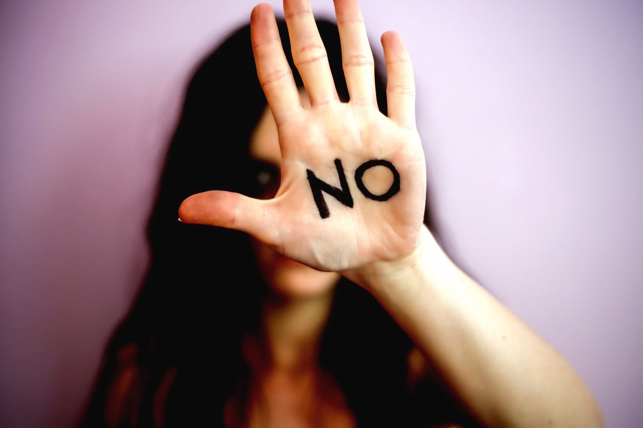Stop violence against women,