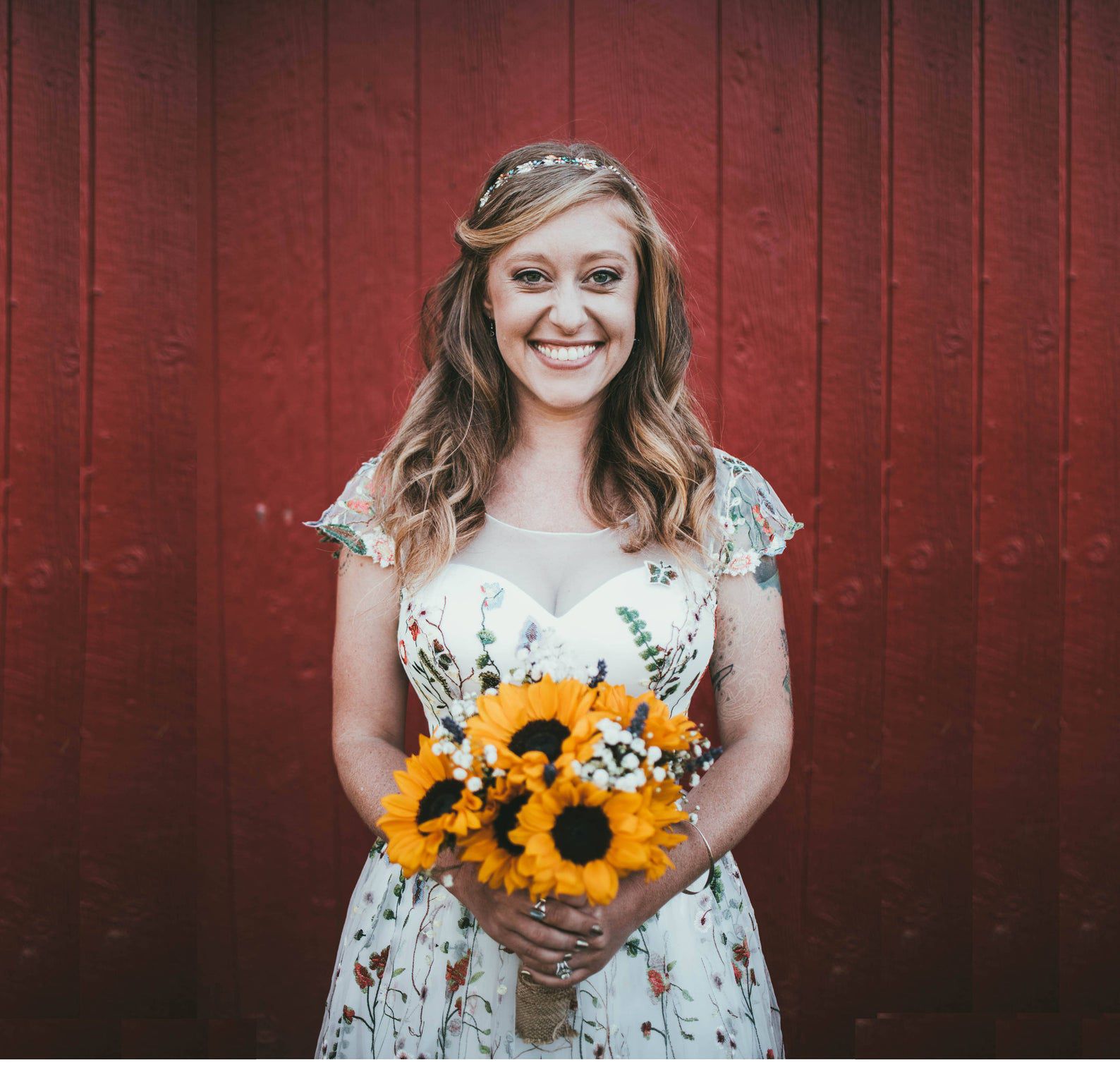 Flower Wedding Dress