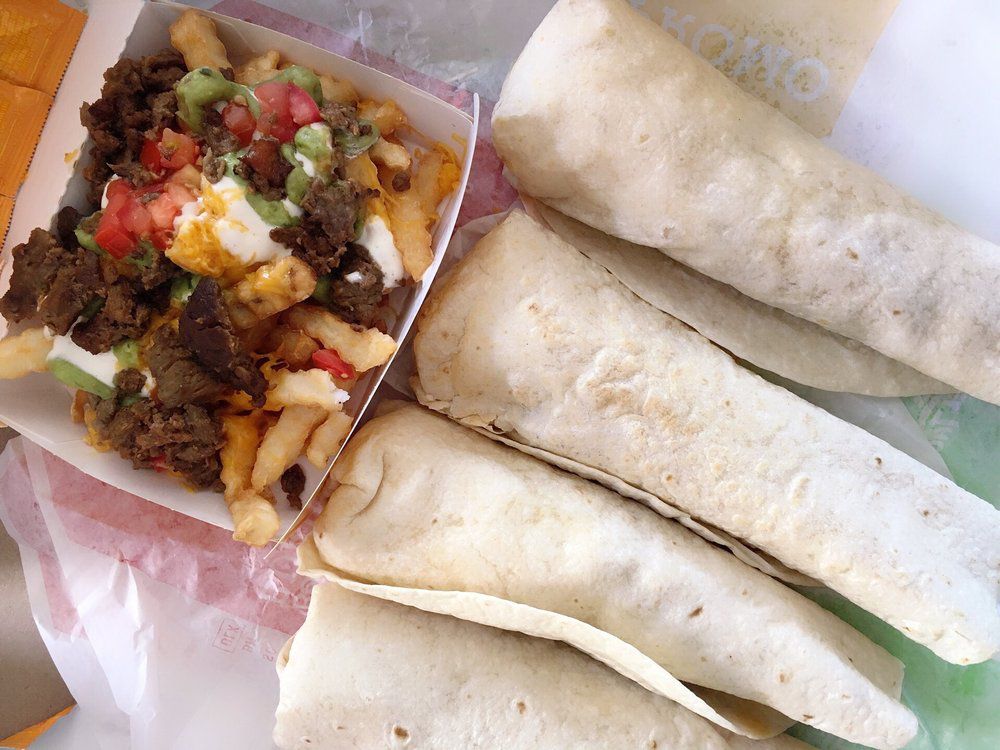 Del Taco Epic Cali Bacon Burrito or Epic Fresh Avocado Burrito