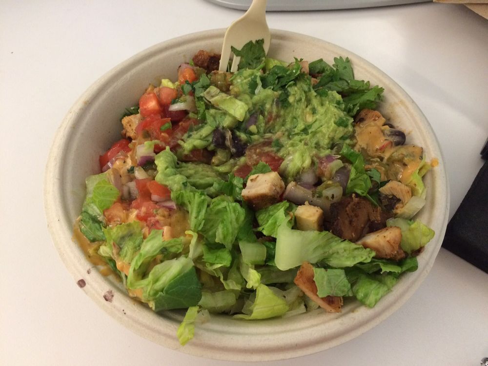 Qdoba Chicken Protein Bowl