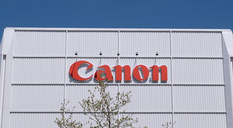 Canon Building Sign