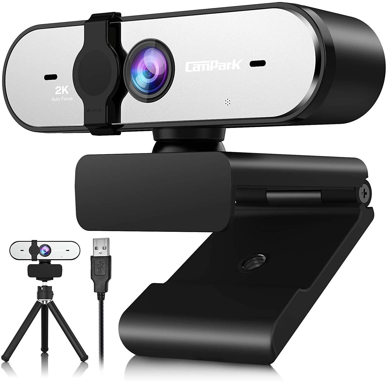 Campark 2K Webcam and Microphone