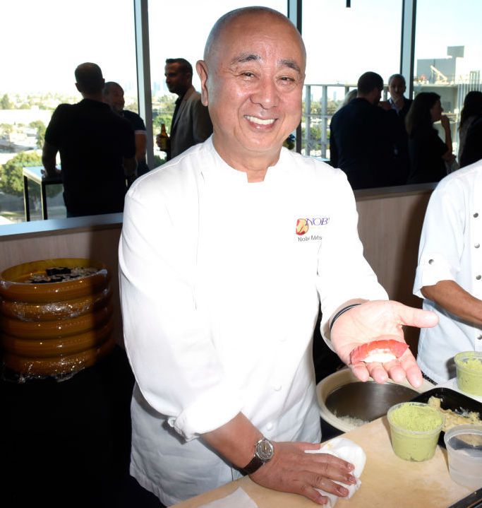Nobu Matsuhisa attends the Opening Of SiriusXM Pandora LA Studios