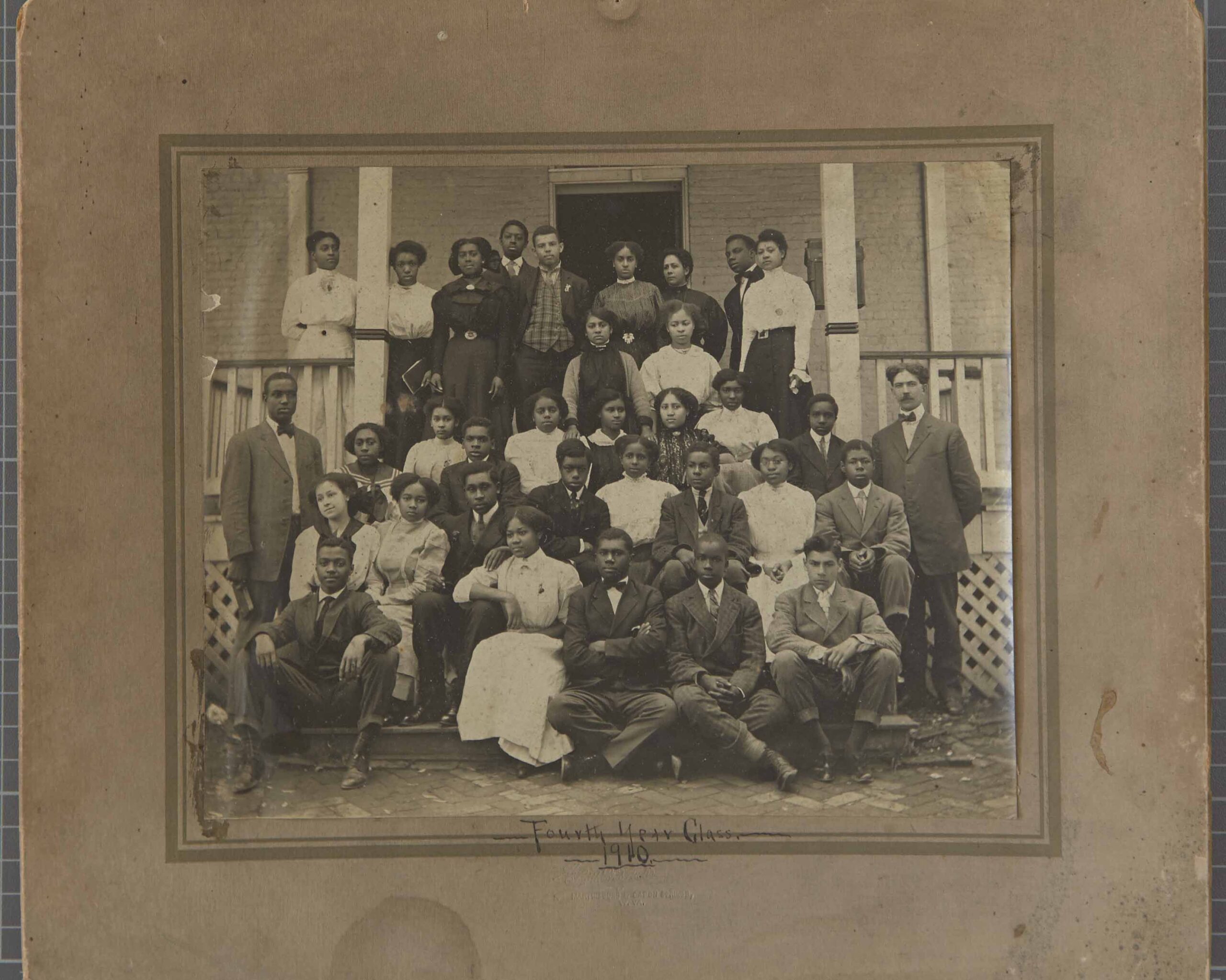Fourth year class, Storer College, 1940