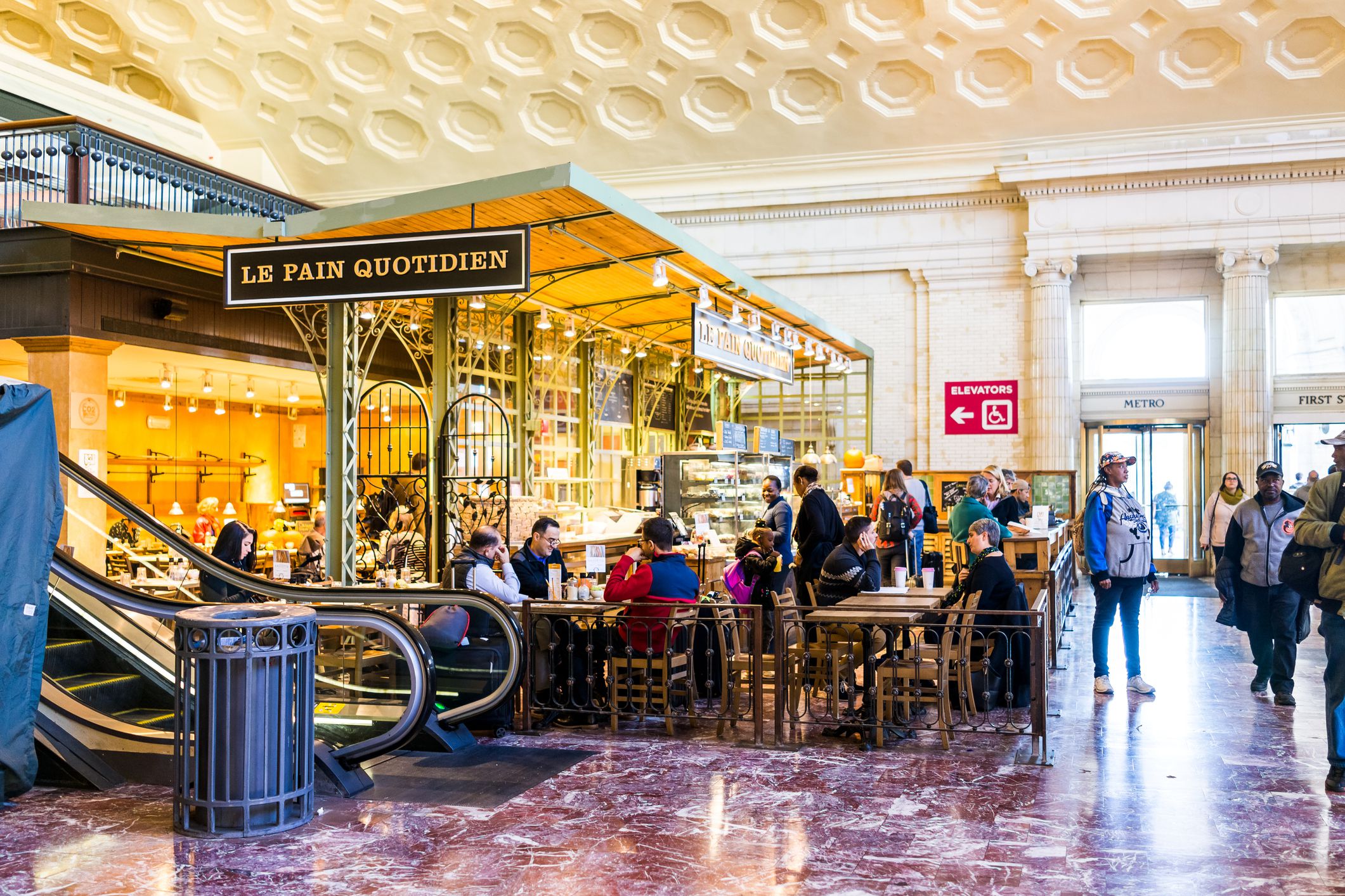 Le Pain Quotidien inside Union Station, Washington DC