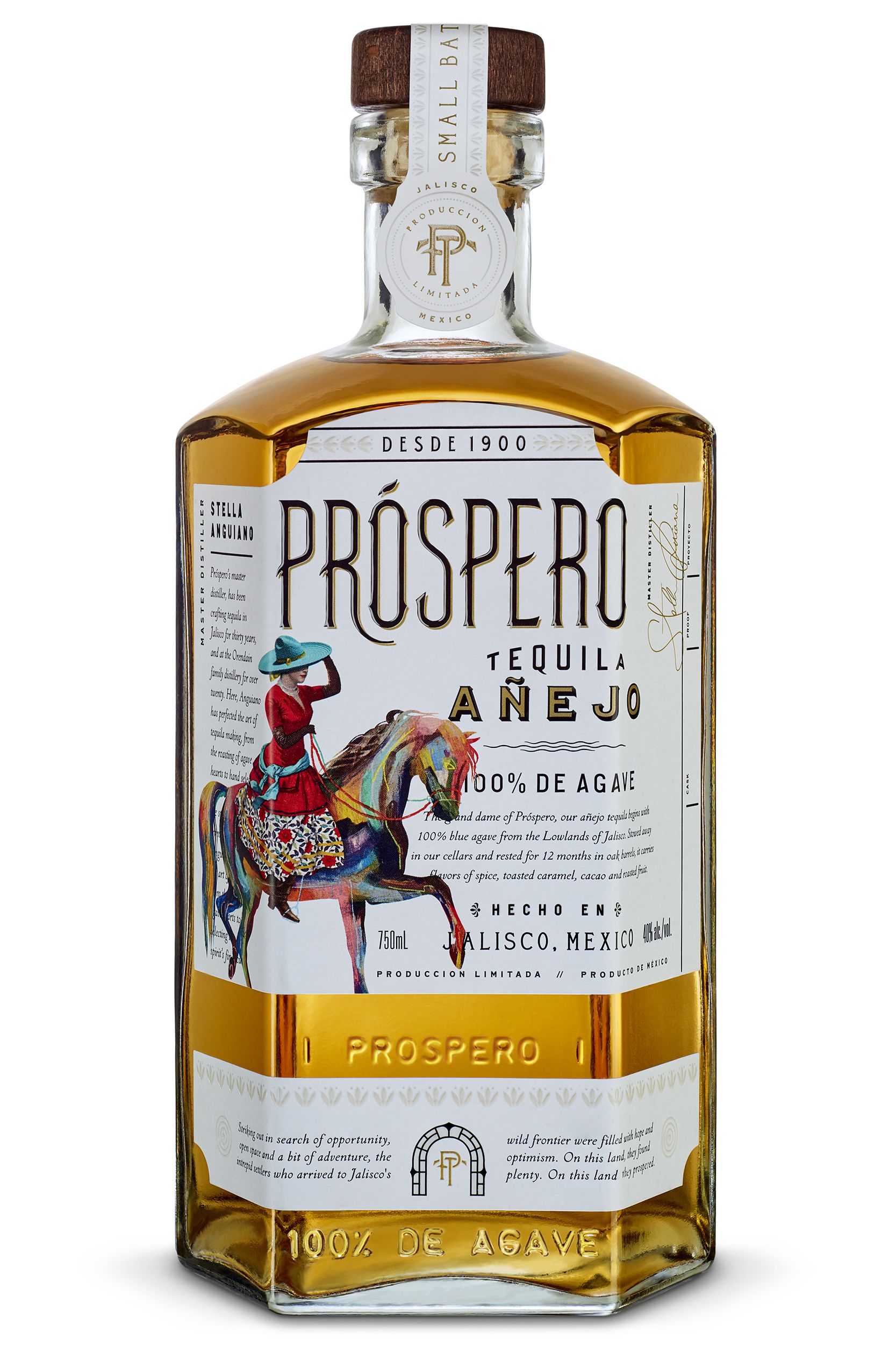 Próspero Tequila Añejo