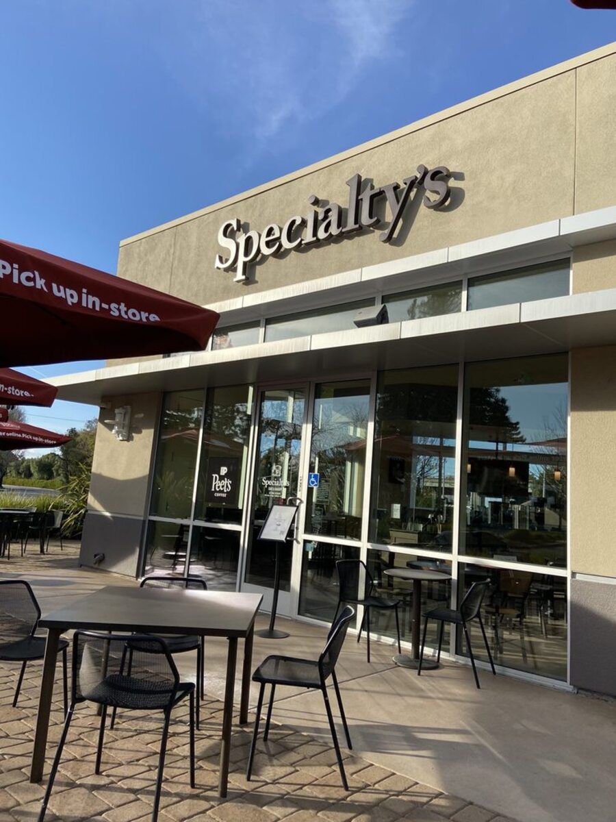 front view of Specialty's Café & Bakery, Mountain View, California