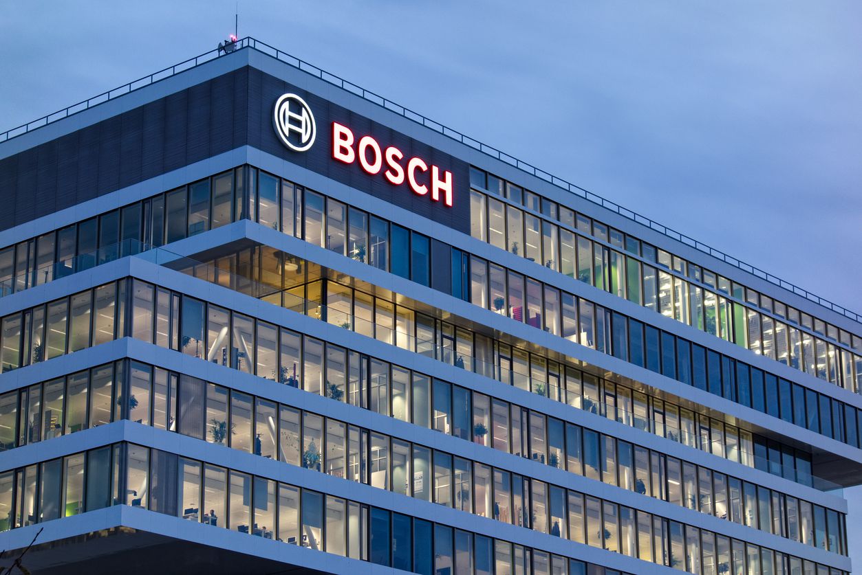 Renningen, Germany - 31 October 2018: The Image Shows The Robert Bosch Building In Renningen, Germany.