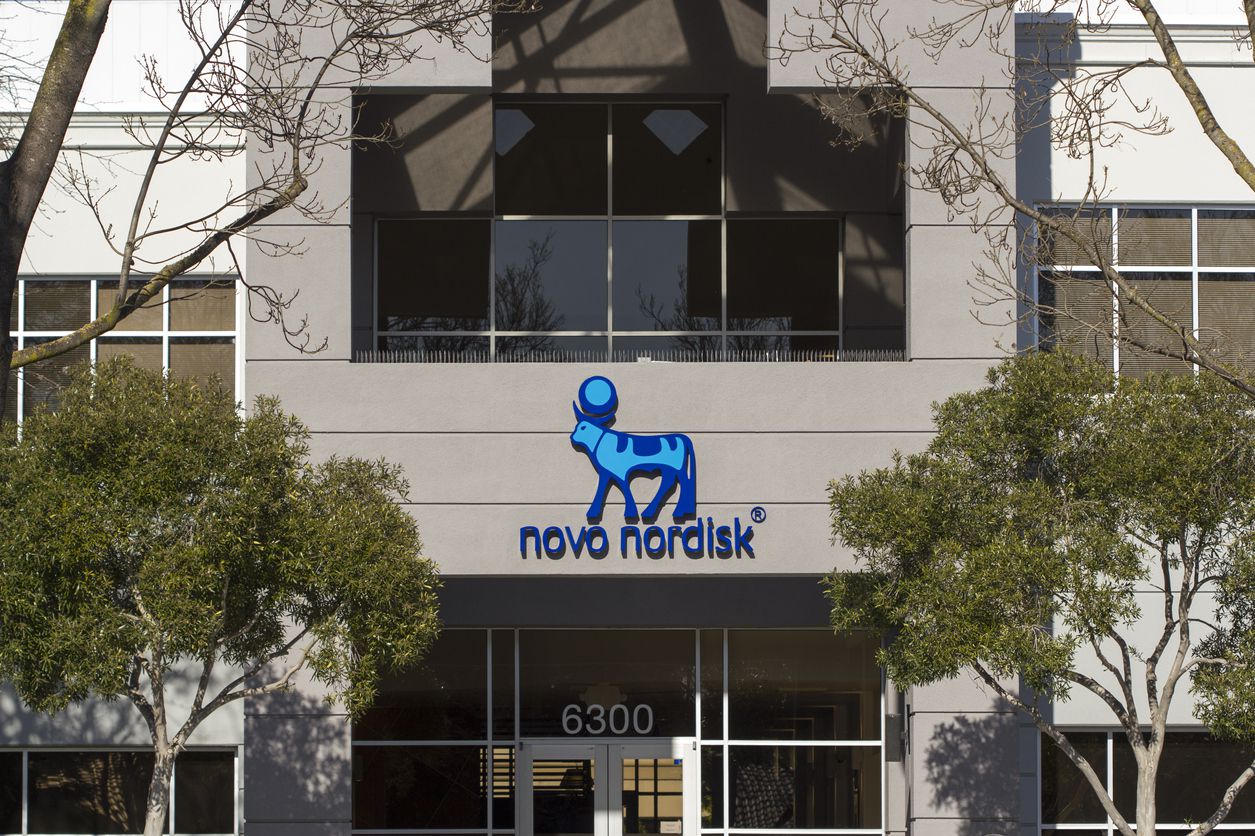 Fremont, CA, USA - Mar 3, 2020: Danish multinational pharmaceutical company Novo Nordisk A/S office building in Fremont, California, United States.