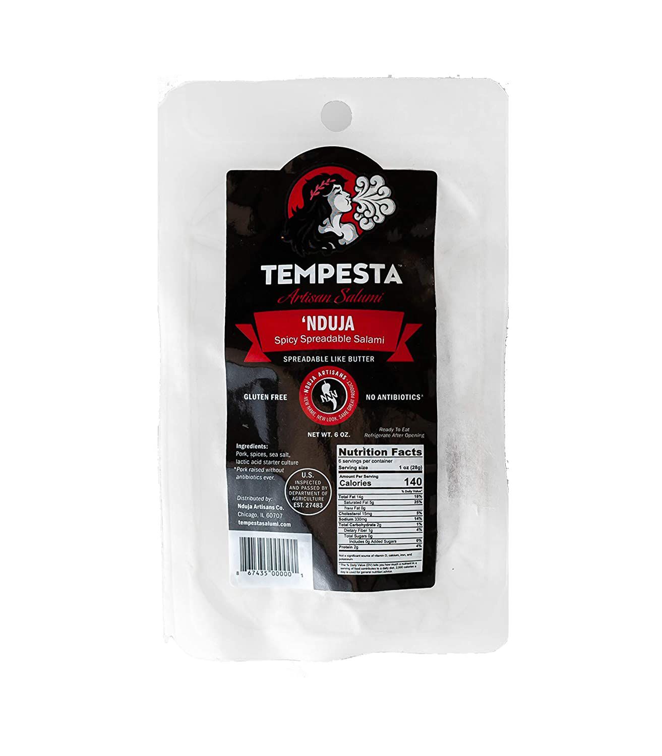 Tempesta Spreadable Salami Spicy