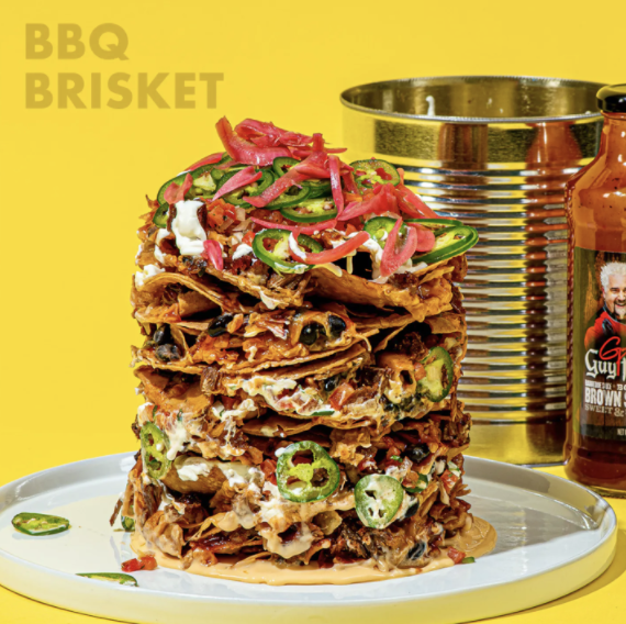 Guy’s BBQ Brisket Trash Can Nachos