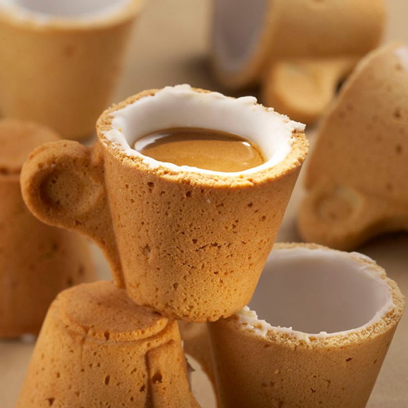 Lavazza Edible Cups for Coffee