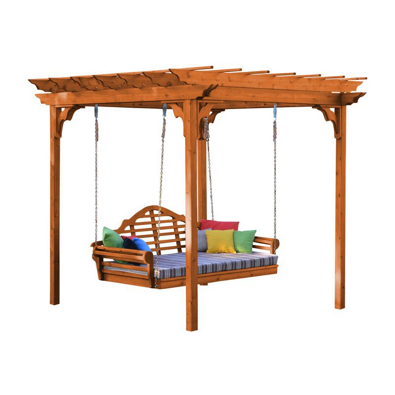 Swingbed Cedar Pergola
