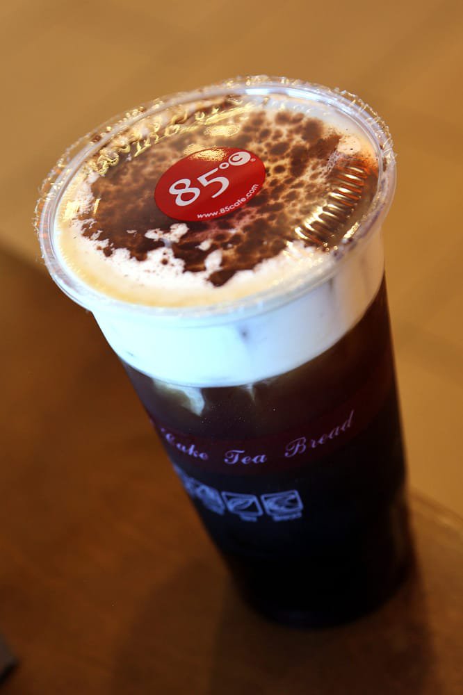 85C Bakery Cafe Iced Sea Salt Coffee