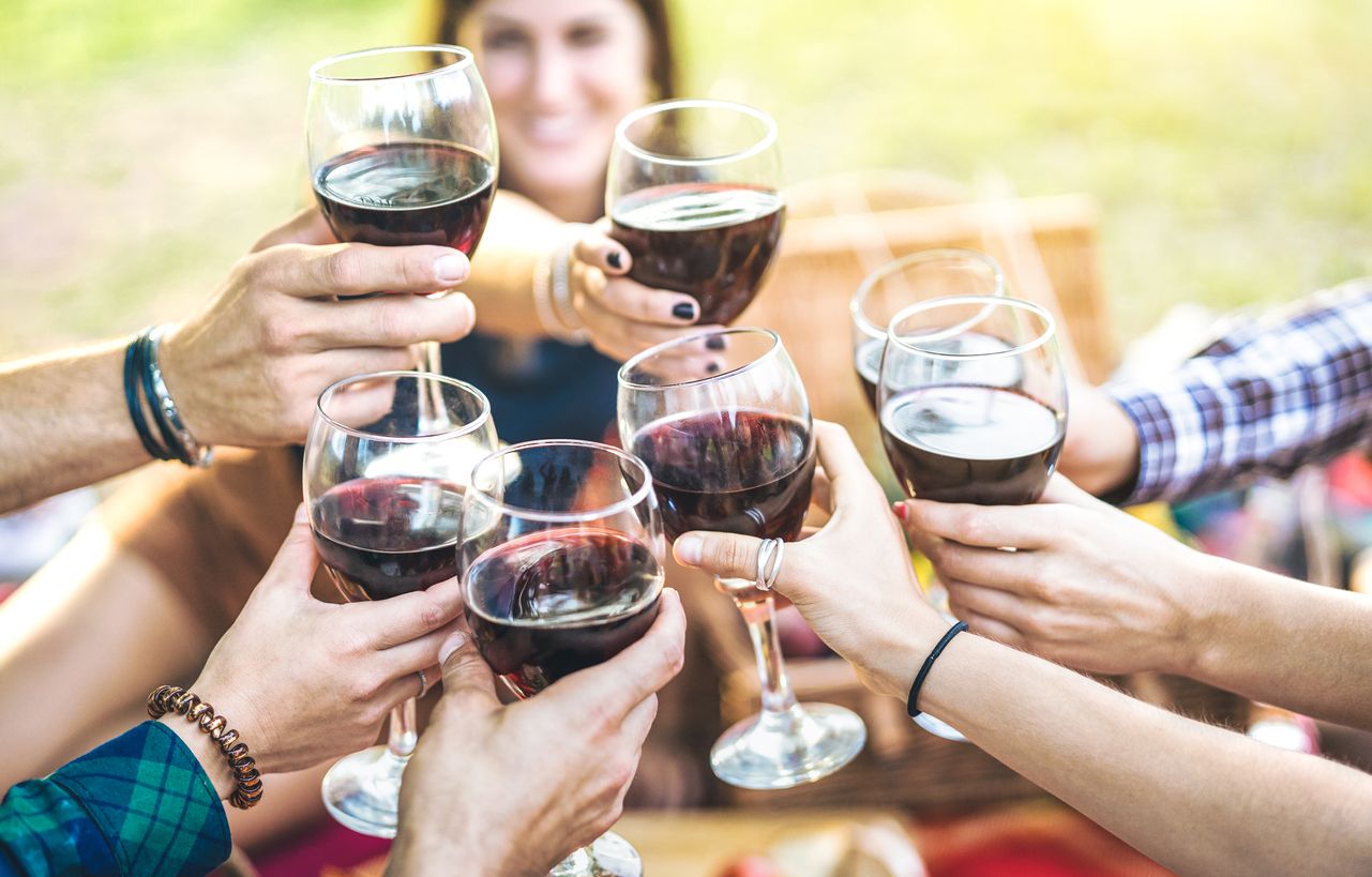 wine drinking
