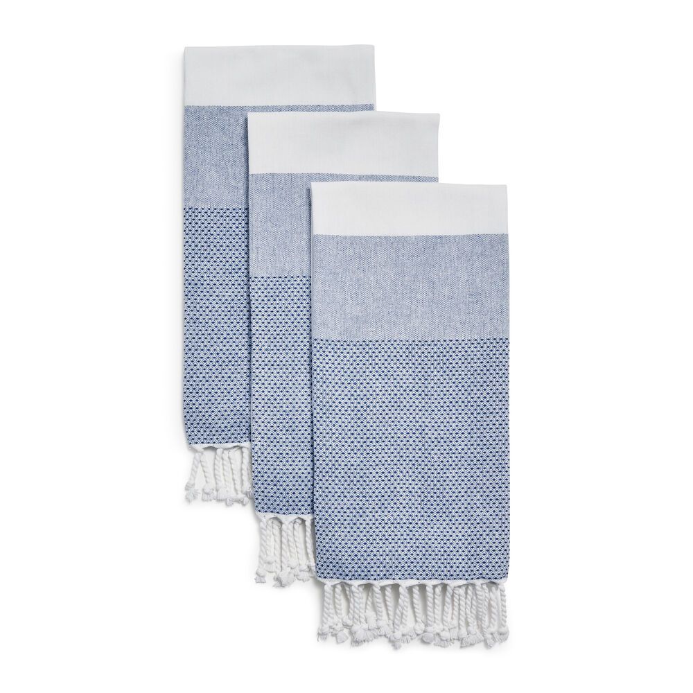 Ocean Tassel Kitchen Towels (3-Pack)
