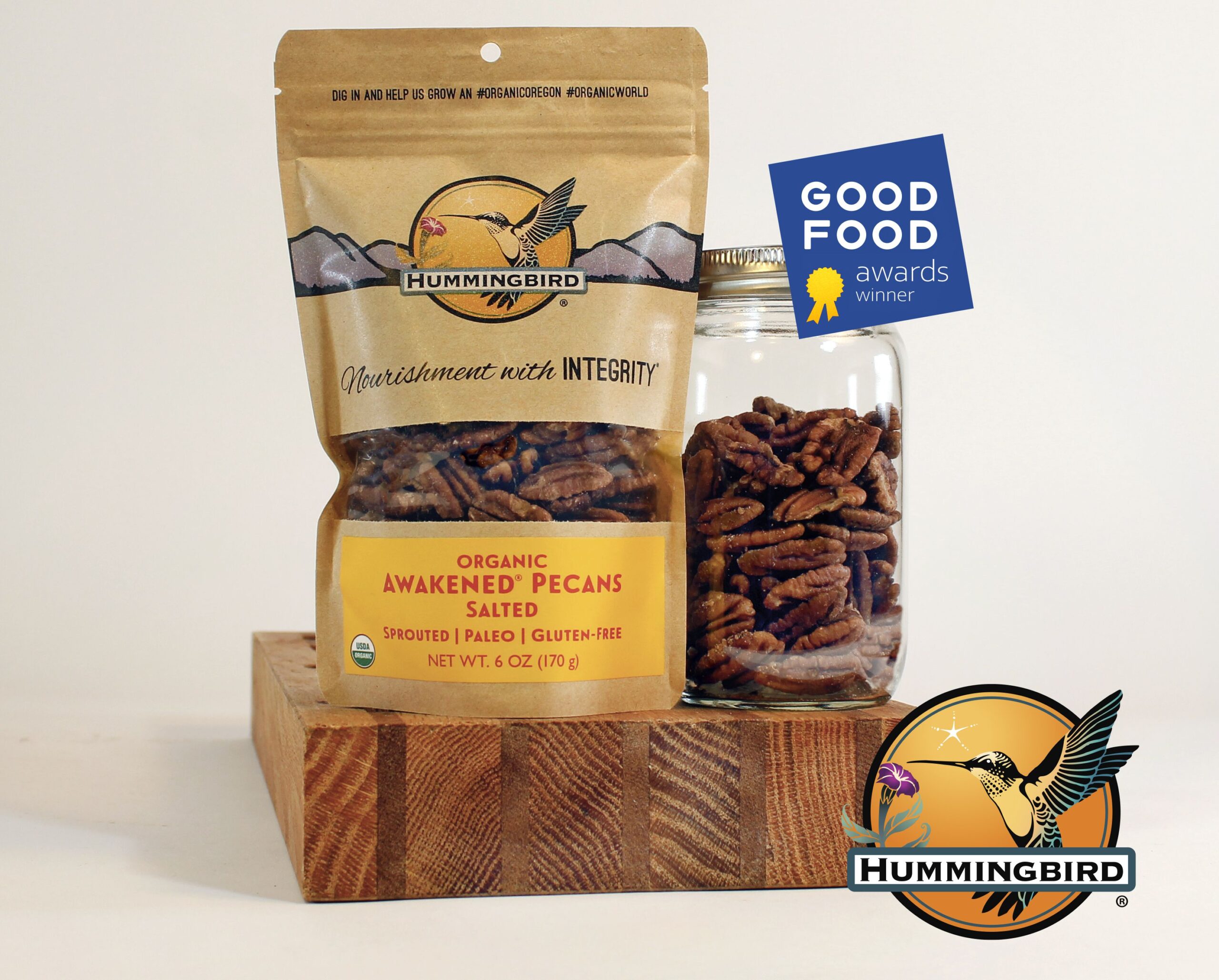 Awakened Pecans: Hummingbird Wholesale