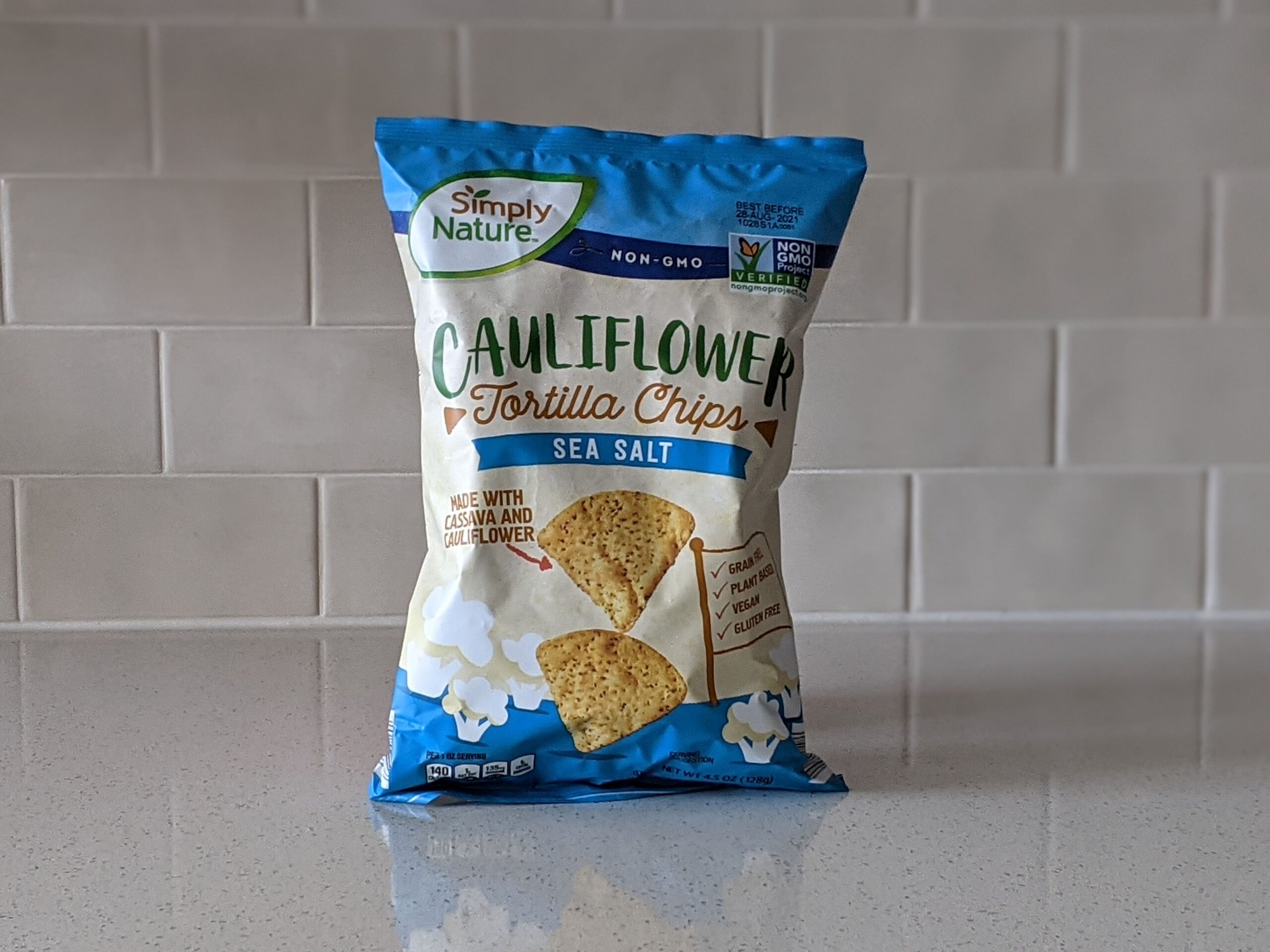 Simply Nature Cauliflower Tortilla Chips with Sea Salt