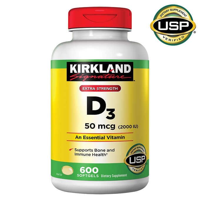 Kirkland Signature Extra Strength D3