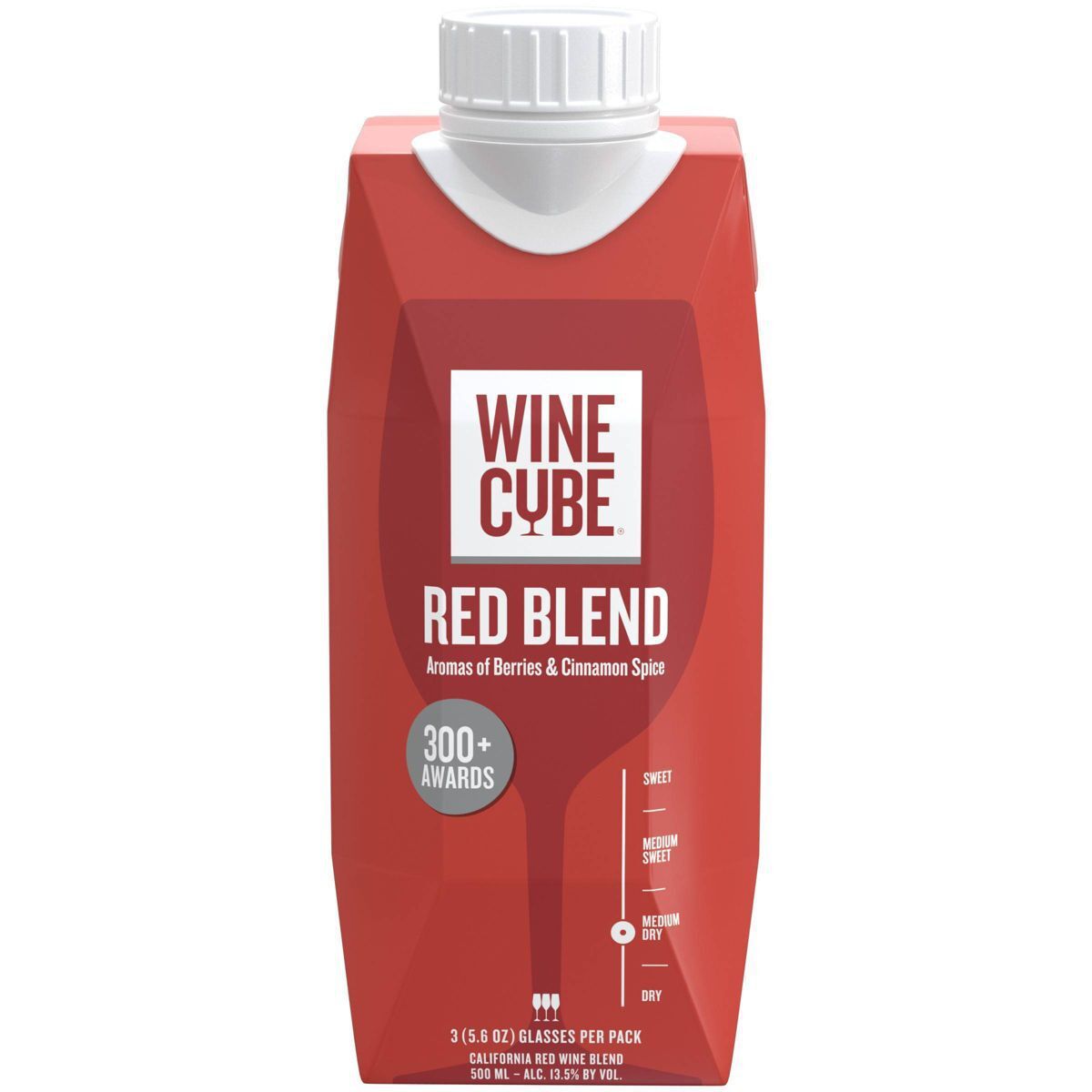Wine Cube Red Blend Red Wine, 500ml Carton