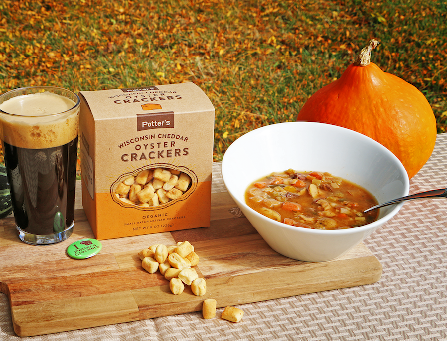 Wisconsin Cheddar Oyster Crackers: Potter’s Crackers