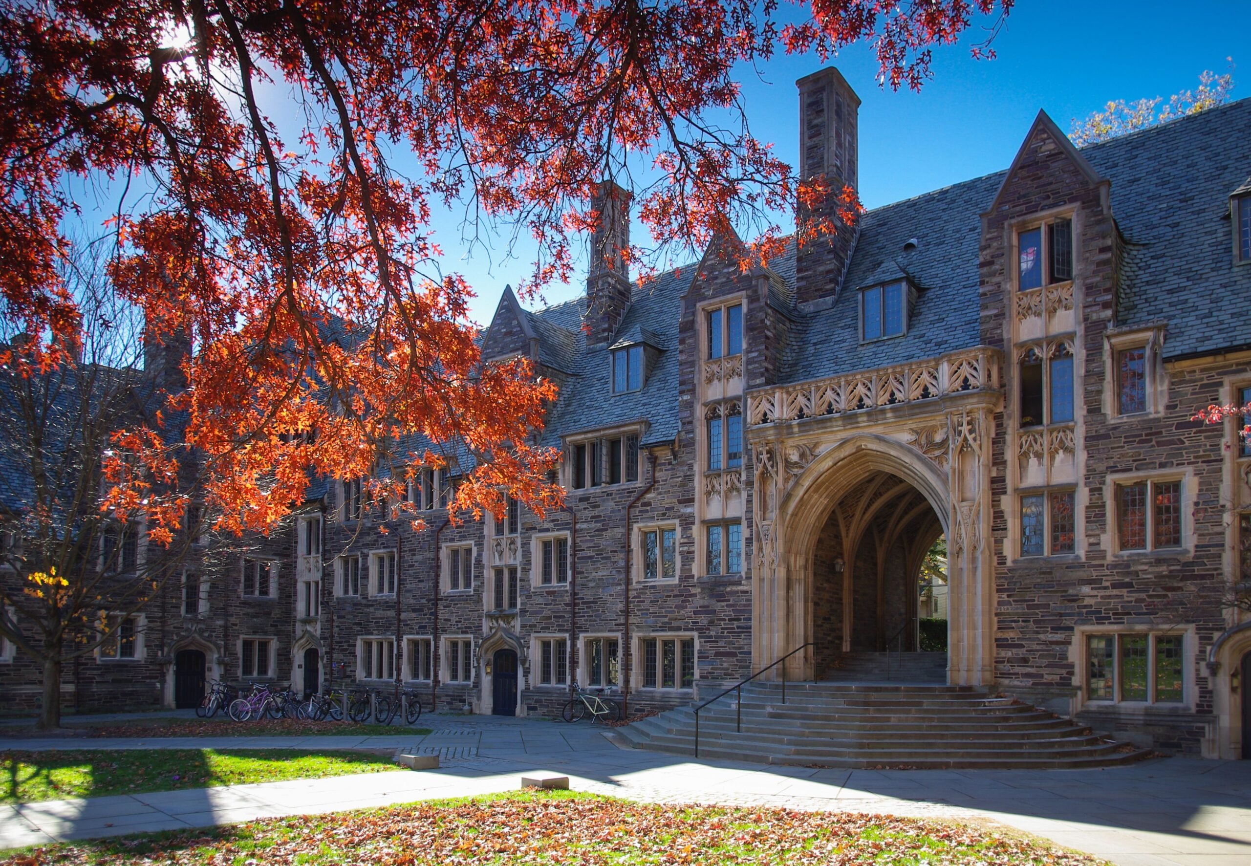 Princeton, New Jersey, USA - November 13, 2010.Princeton University, located in Princeton, New Jersey, is one of the most prestigious universities in the world. Chartered in 1746, it is the fourth-oldest college in the United States.