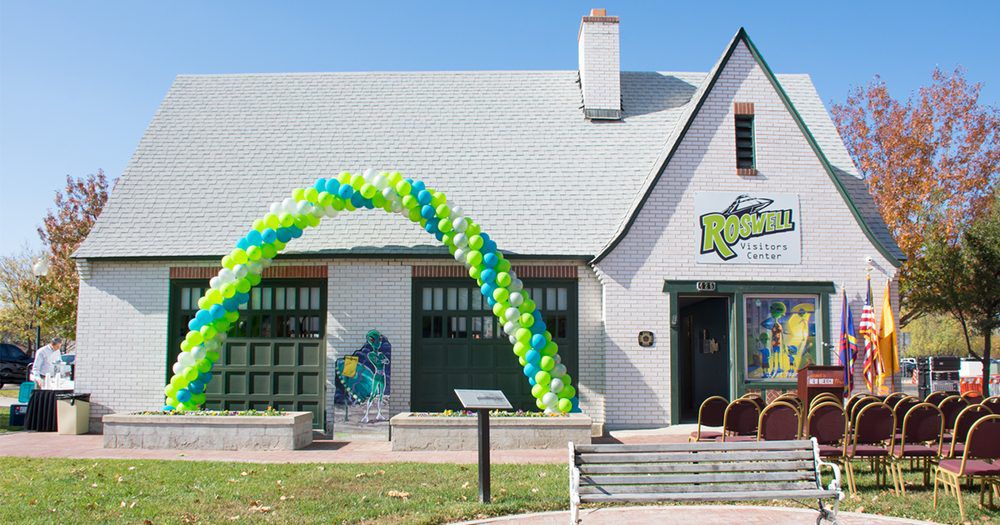 Visitor center in Roswell, NM