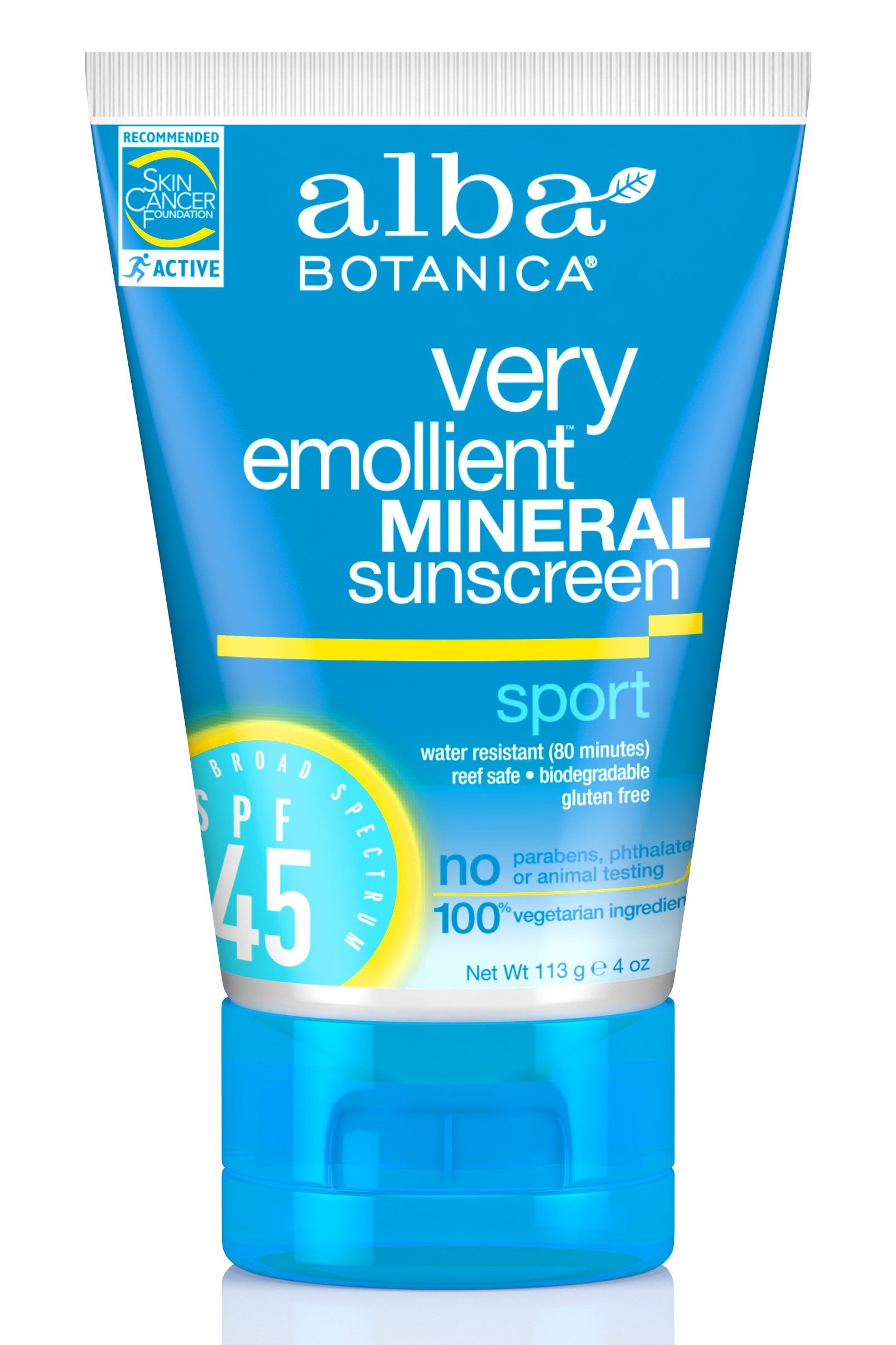 Alba Botanica Very Emollient Sport Sunscreen SPF 45
