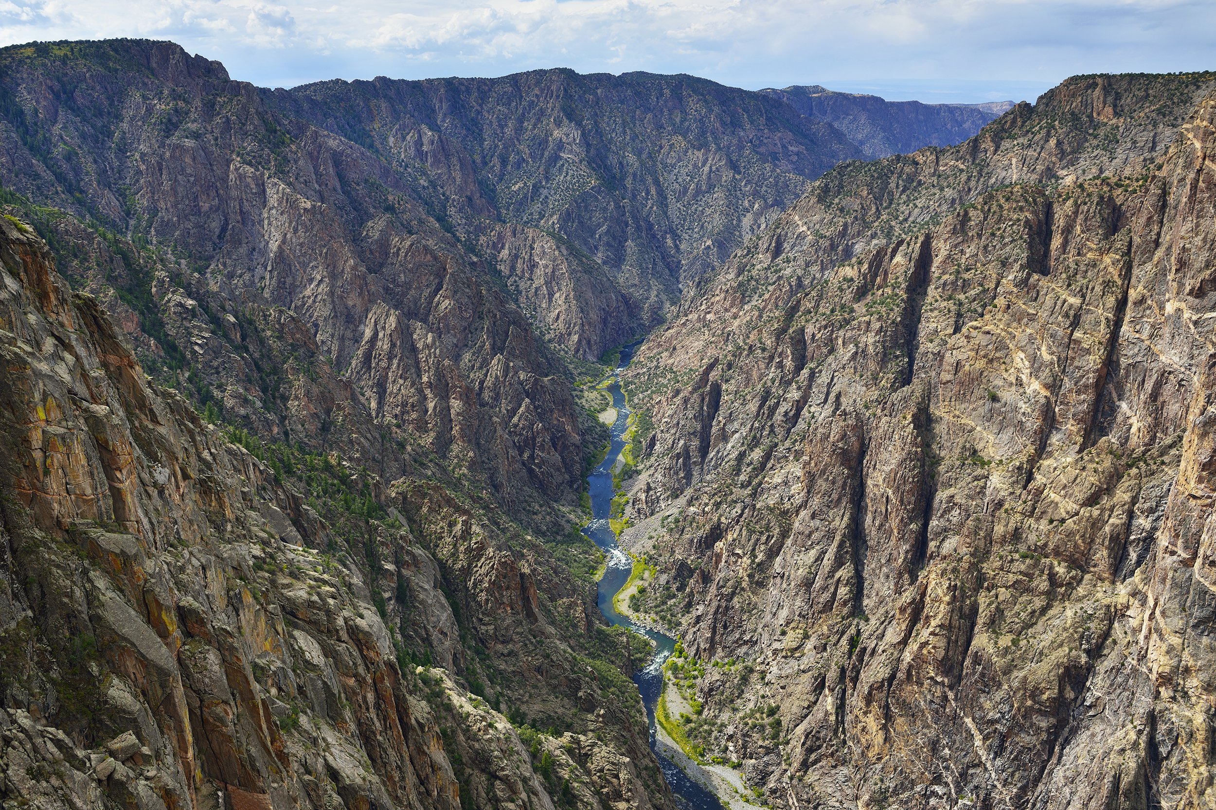 North Rim Road at Black Canyon at the Gunnison National Park