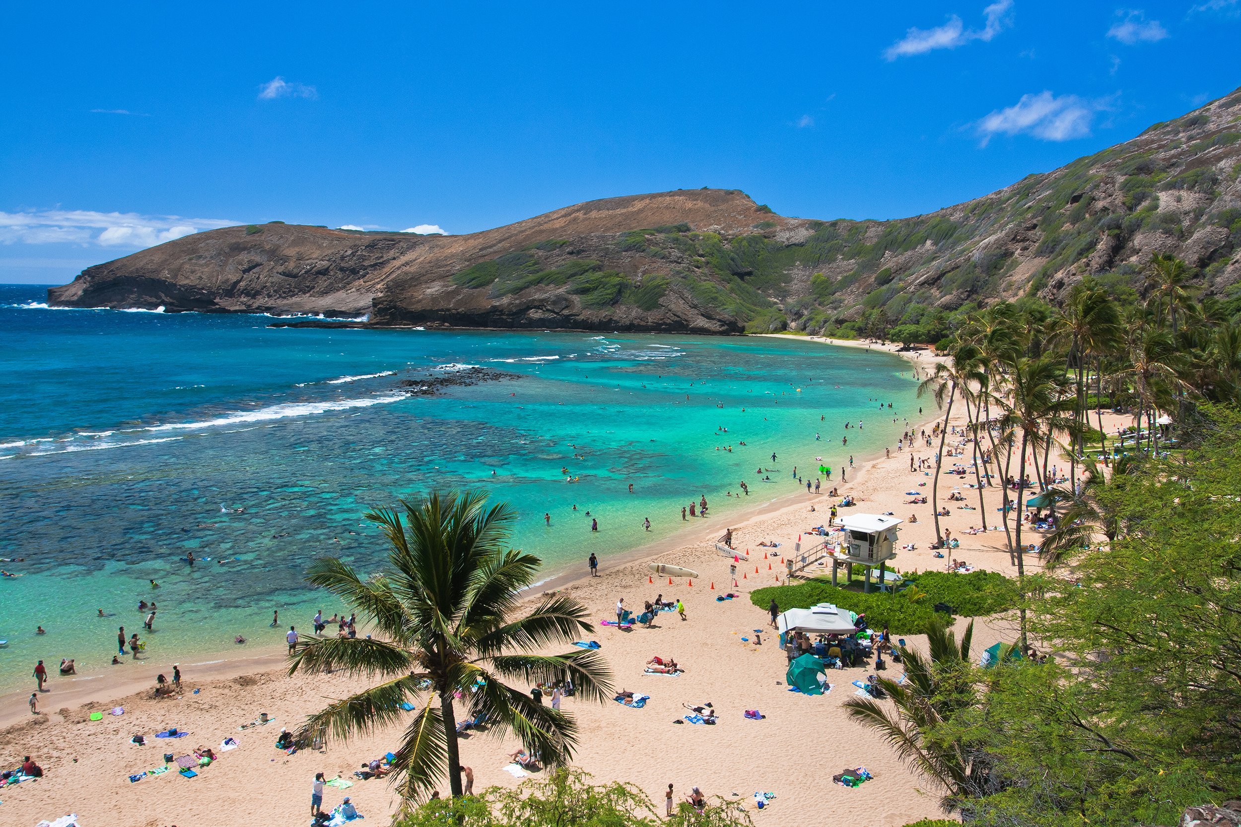 Hanauma Bay Beach Park in Oahu, Hawaii