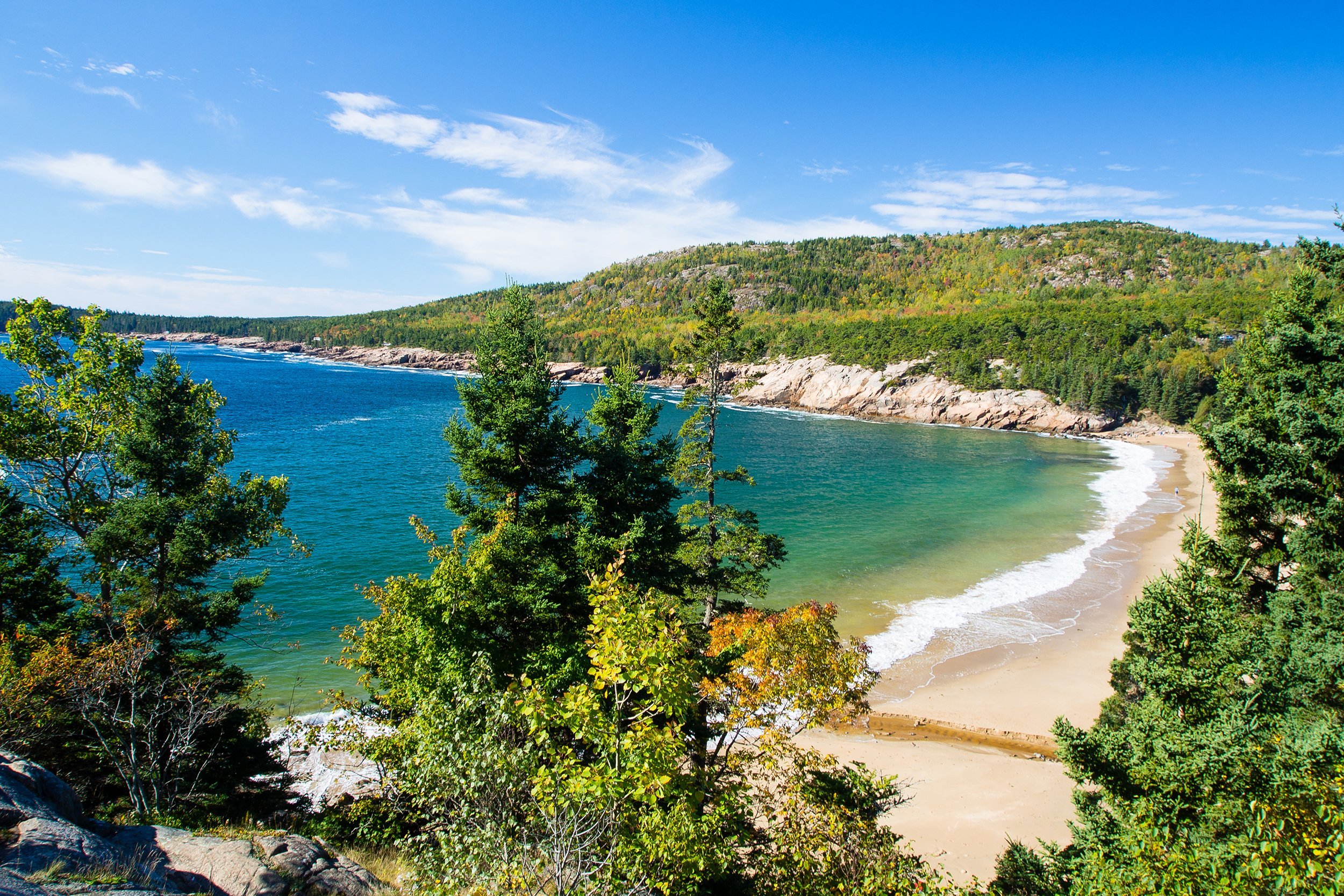Sand Beach in Acadia National Park, Maine