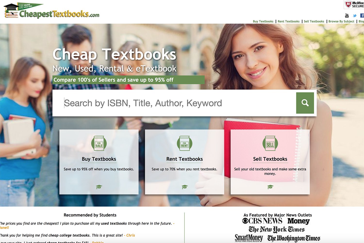 Cheapest Textbooks