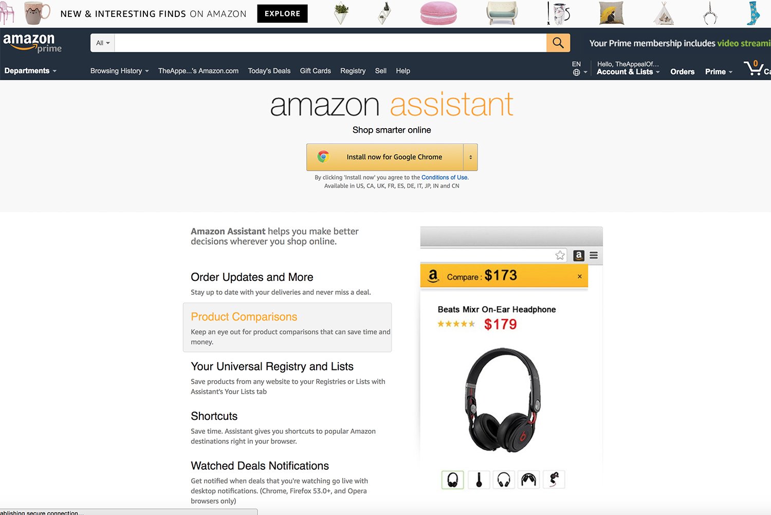 Amazon Assistant